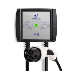 amp Stație Încărcare Vehicule Electrice 22kW,Reglabila,RFID, AMPEVO