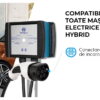 Stație Încărcare Vehicule Electrice 22kW, Reglabila, AMPEVO