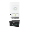 Combo invertor Deye 8kW + baterie V-TAC 9.6kWh