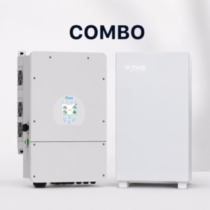Combo invertor Deye 8kW SG05LP1-EU + baterie V-TAC ~16kWh
